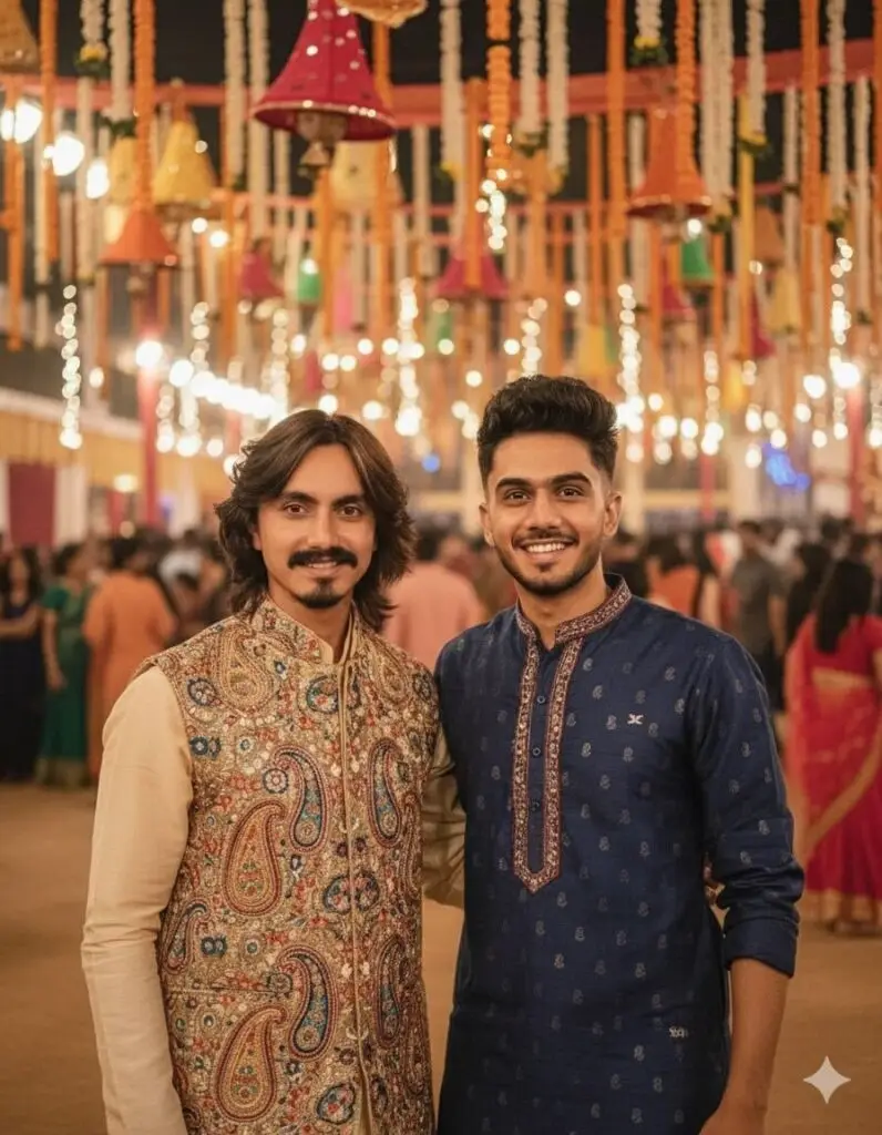 Navratri Portrait with My Favorite Gujarati Celebrity