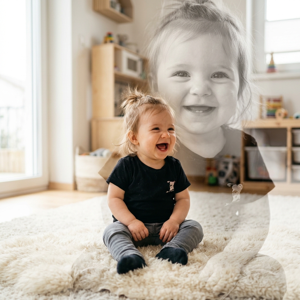 Beautiful Girl Baby Prompt For Gemini AI (Upload Photo)