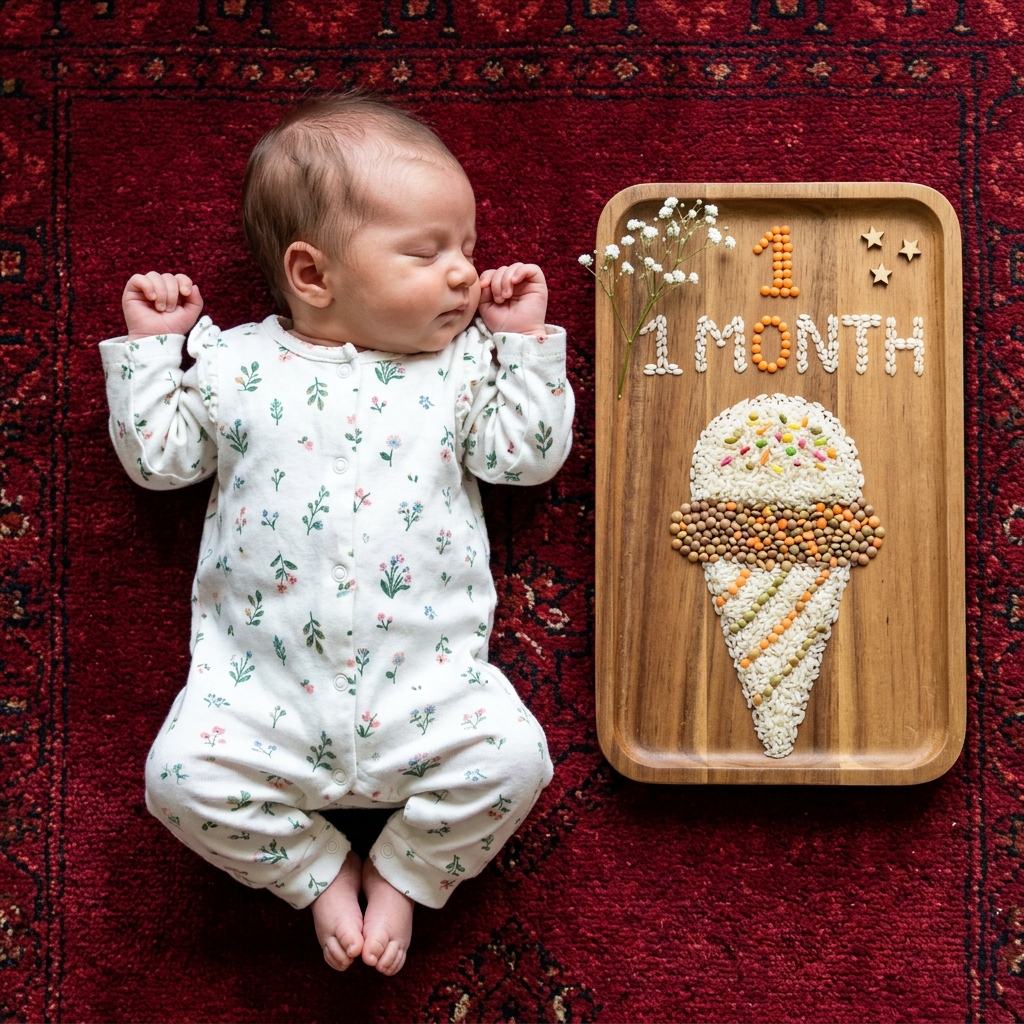 Traditional 1 Month Baby Prompt For Gemini AI