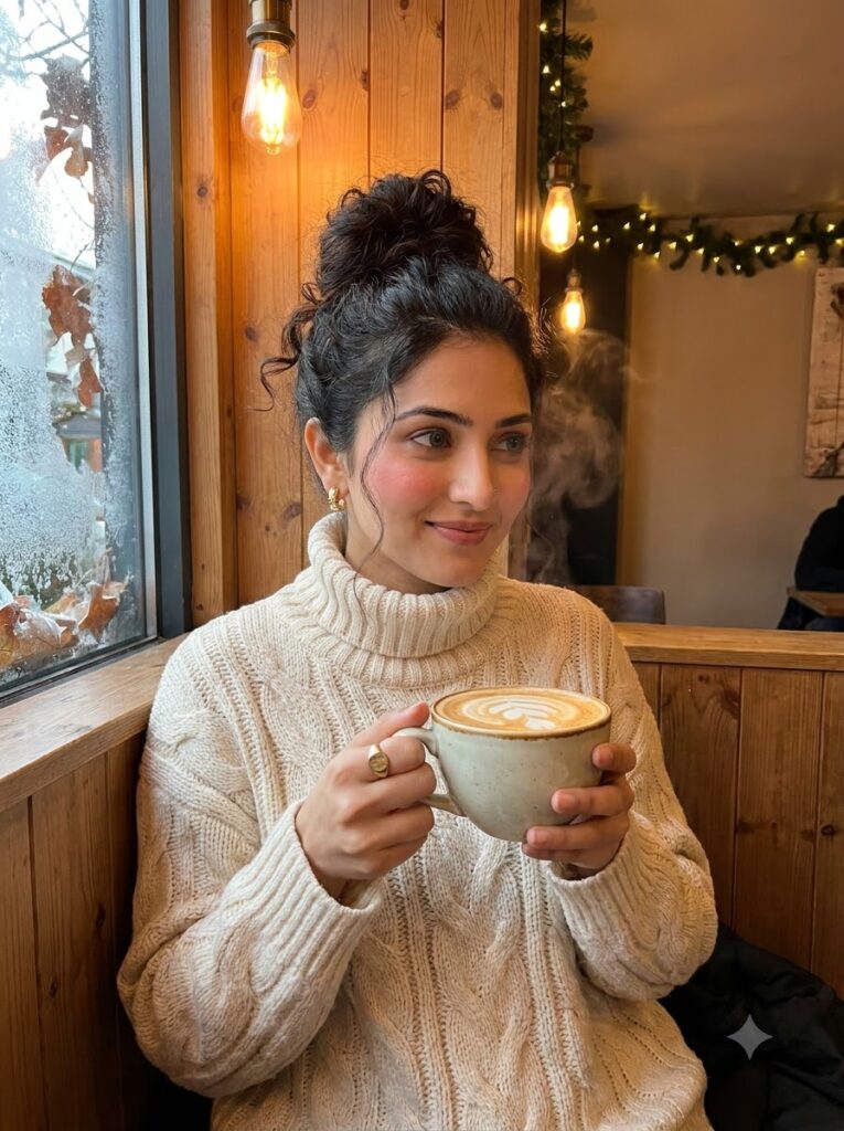 The Cozy Winter Coffee Shop - Trending Girls Prompt for ChatGPT