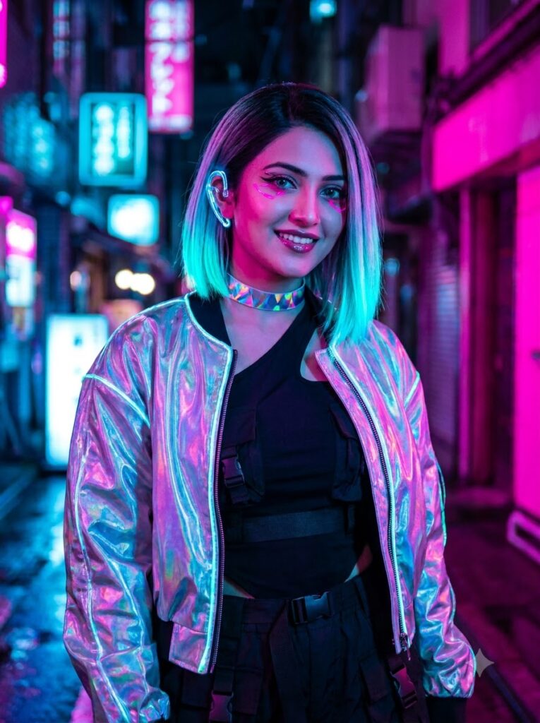 The Neon Cyberpunk Glow - Trending Girls Prompt for ChatGPT