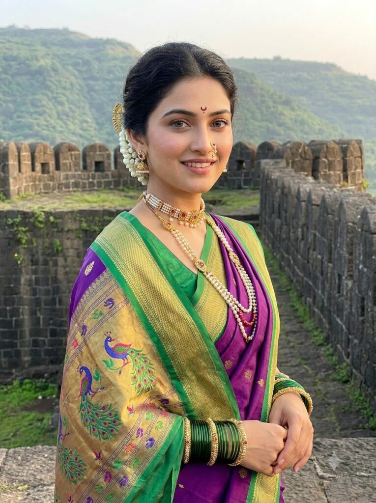 The Majestic Maharashtrian Nauvari - Trending Girls Prompt for ChatGPT
